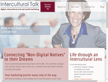 Tablet Screenshot of interculturaltalk.com